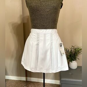 Vintage Wilson White Pleated Tennis Skirt Summer Mini Skirt Preppy 90s Sporty